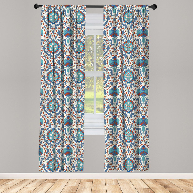 Eastern Semi-Sheer Rod Pocket Sliding Panel, 28" x 84"