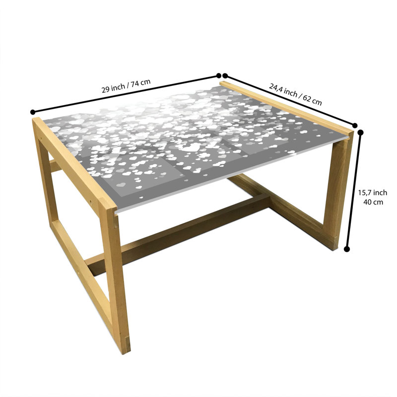 Irmin Sled Coffee Table, 62cm H x 74cm W x 40cm D