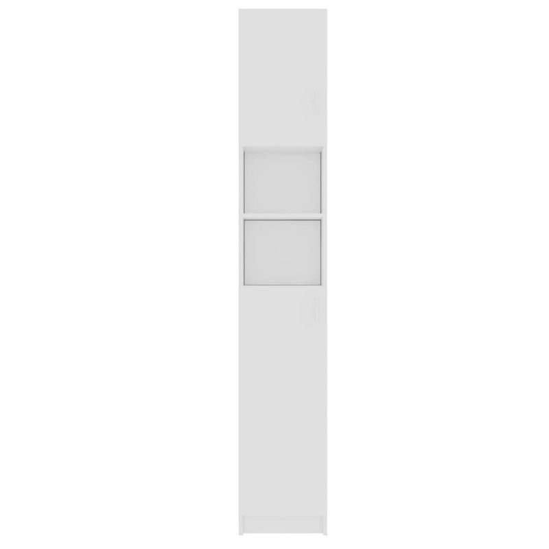 Armoire à linge Meinke, blanc