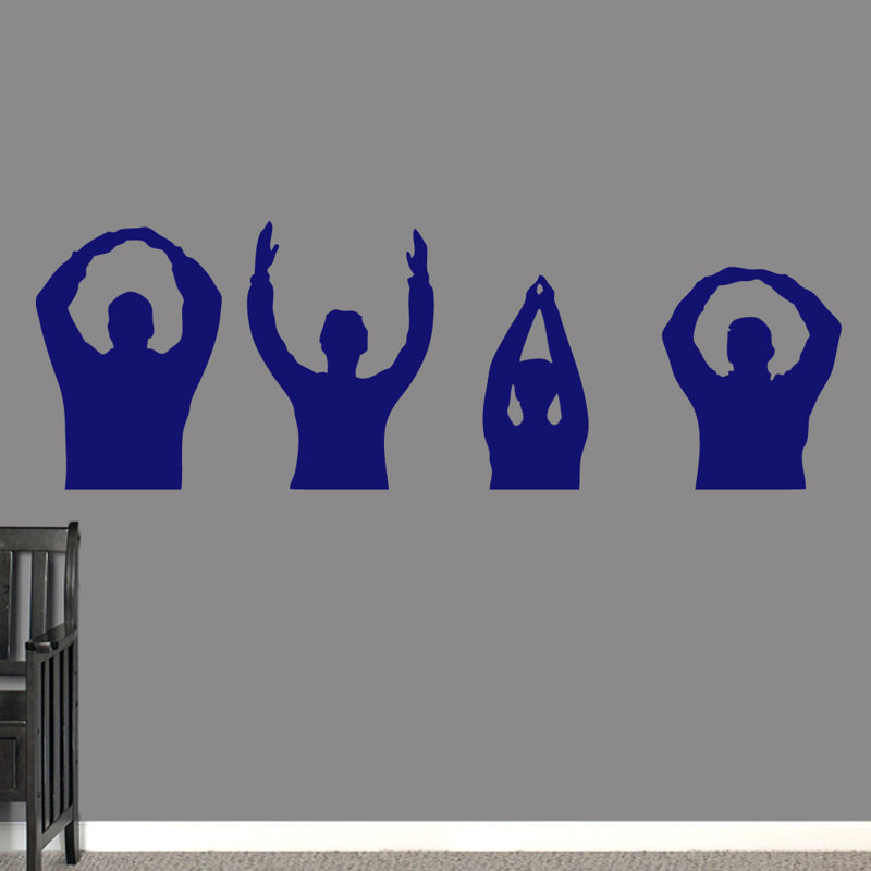 Adhésif décoratif «Ohio People», Bleu marine