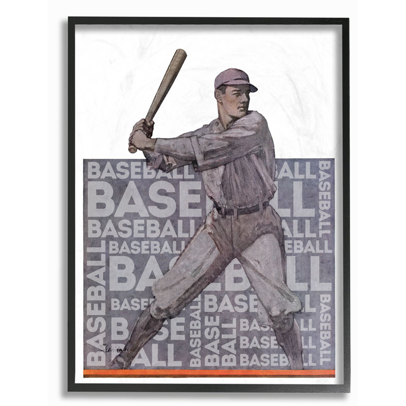 Romain Sports, 30" H x 24" W x 1.5" D, Midnight Black Framed Giclee