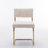 Corabella Modern Dining Chairs with Corduroy Fabric,Gold Metal Base, Accent Armless Kitchen Chairs with Channel Tufting, Side Chairs, Set of 2-698603220