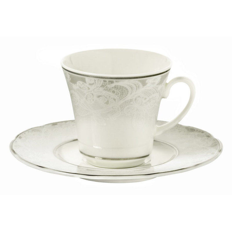 Leena Porcelain Teacup and Saucer
