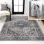 Tapis gris foncé / gris clair Alacati Ogee Medallion-521367922