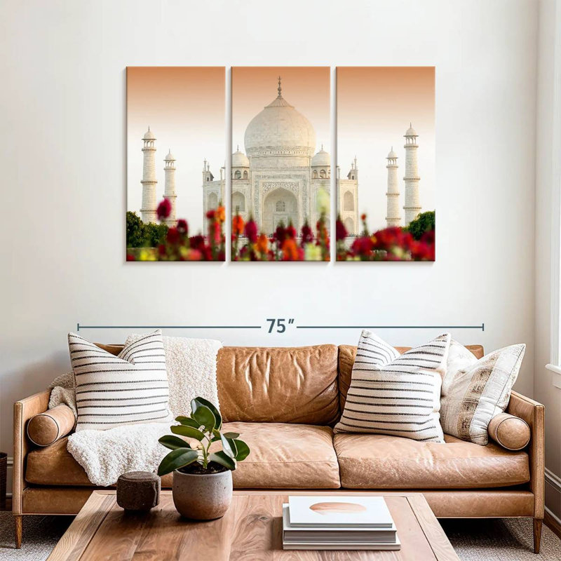 Sebbie Majestic Taj Mahal, H 36 po x l 57 po