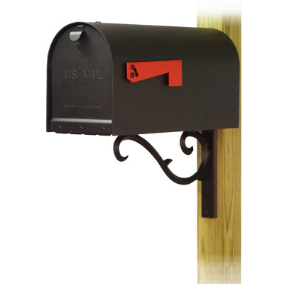 Titan Aluminum Post Mounted Mailbox