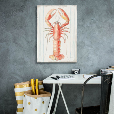 Breakwater Bay 'Floursack Nautical 2 No Words' by Danhui Nai Canvas Wall Art