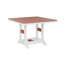 Berlin Gardens Garden Classic Regular Top With White Base Square Bar Table-1058201051-1058201083
