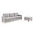 L-shape Sectional Sofa Couch with Ottoman,Convertible Sectional Sofa-680098750