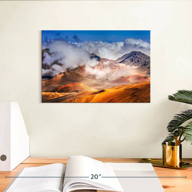 Ravi Haleakala Volcano In Maui, 8" H x 12" W