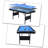 Table multi-jeux polyvalente de style moderne avec plateaux de conversion multiples 3 en 1 pour table de billard, table de billard, jeux de table, tennis de table