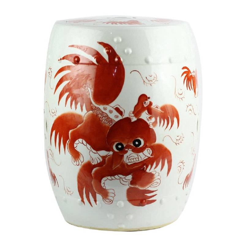 Mashburn Ceramic Accent Stool