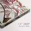 Corail et algues - Montage sur toile tendue sur mesure - 3 pièces