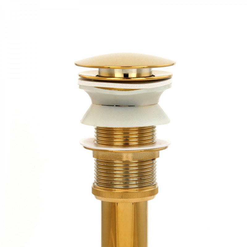 Centerset Single-handle Bathroom Faucet, Gold