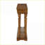 Table basse vintage en chêne avec tablette inférieure Tiroirs lisses, amplement de rangement et amp; Style classique pour le salon