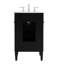 Meuble-lavabo simple gris l 21 po x P 21,5 po x H 35 po Rivers-1062453864
