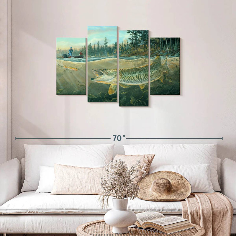Brampt Muskie Bay, 27" H x 43" W