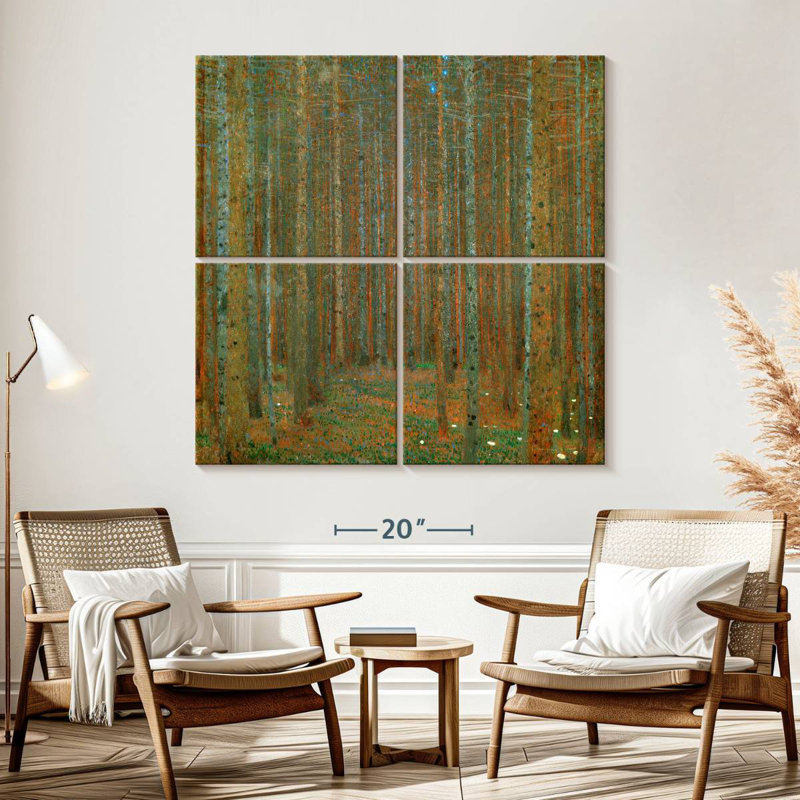Forêt de sapins d'Alvord, H 57 po x l 57 po