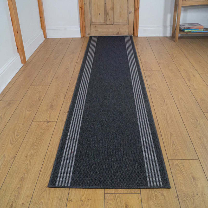Runner Solid Colour Looped / Hooked Area Rug, Runner 66 x 150 cm