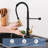 Kitchen Faucets with Pull Down Sprayer-113672248
