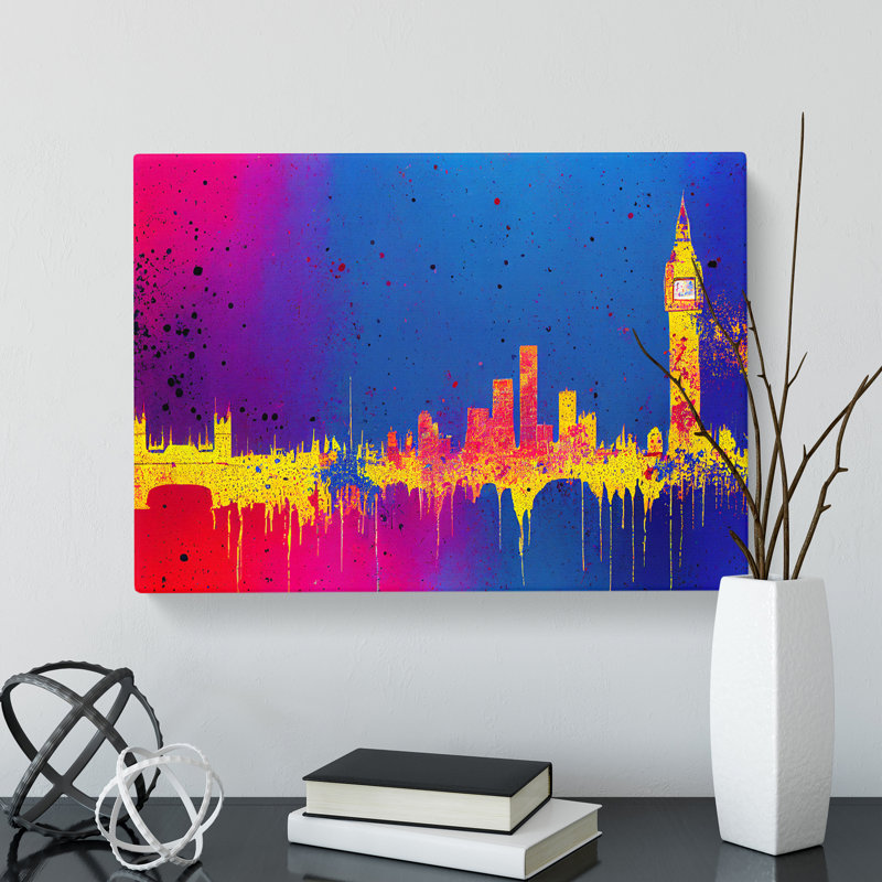 London Skyline Art Vol.3 Abstract - Wrapped Canvas, 35cm H x 50cm W x 3cm D