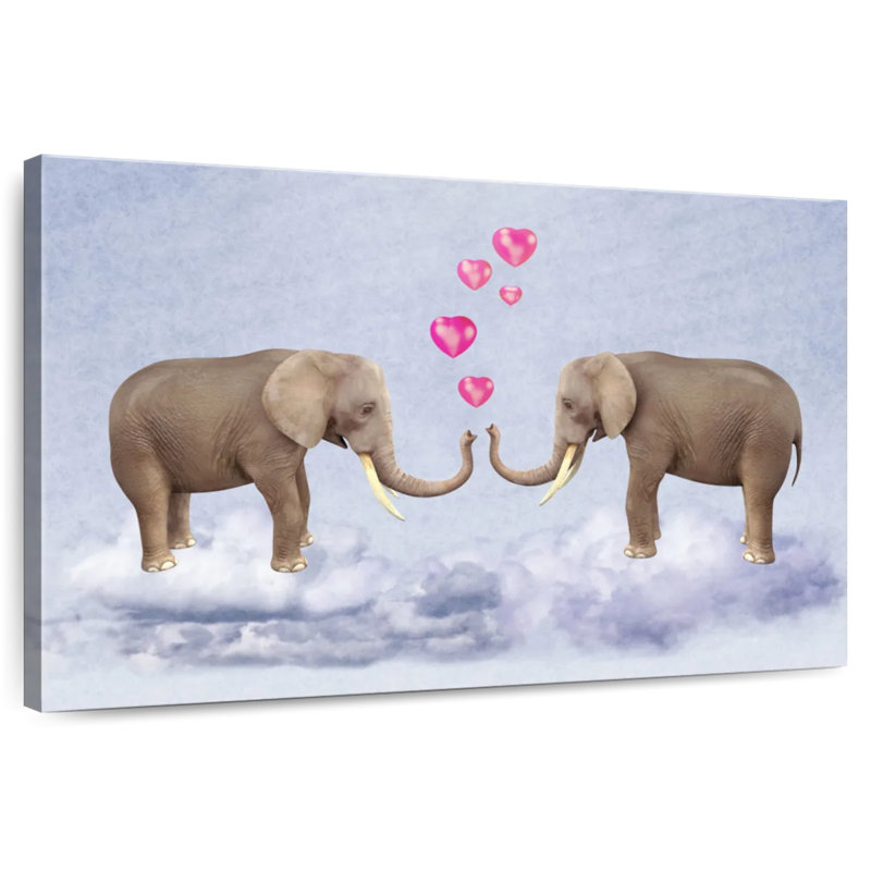 Hardie Elephant Love, 26" H x 39" W