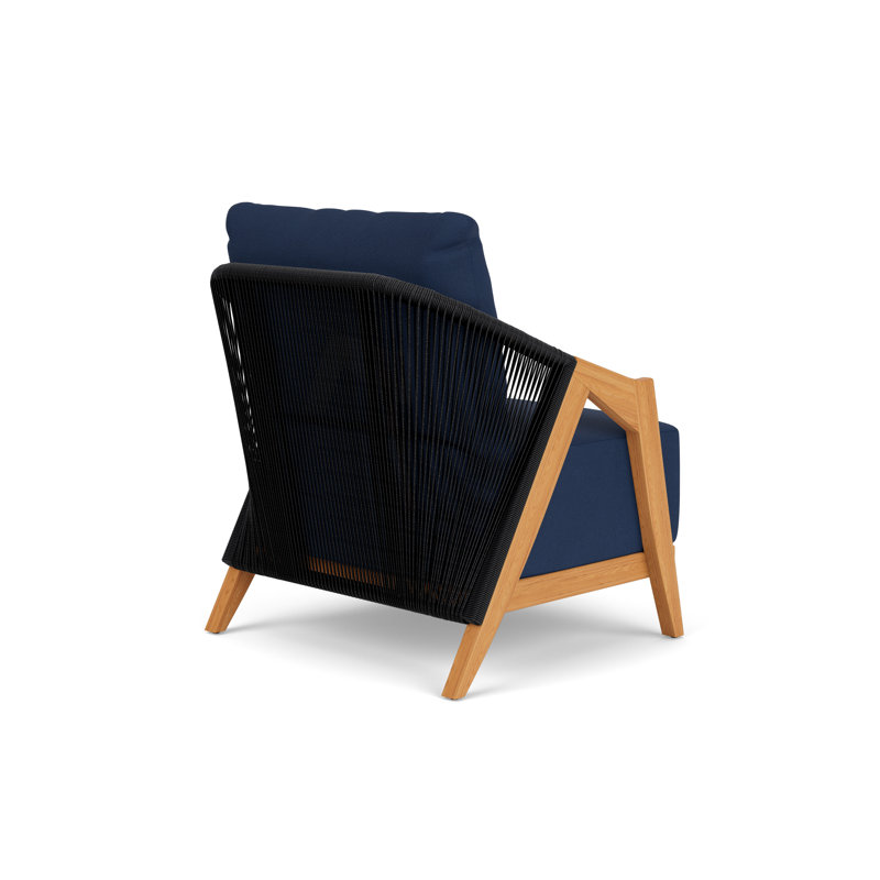 Alpine Outdoor Teak Armchair, Sandberg Navy