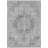 Machine Washable Indoor/Outdoor Claudian ACN1238 Silver Rug-103712442