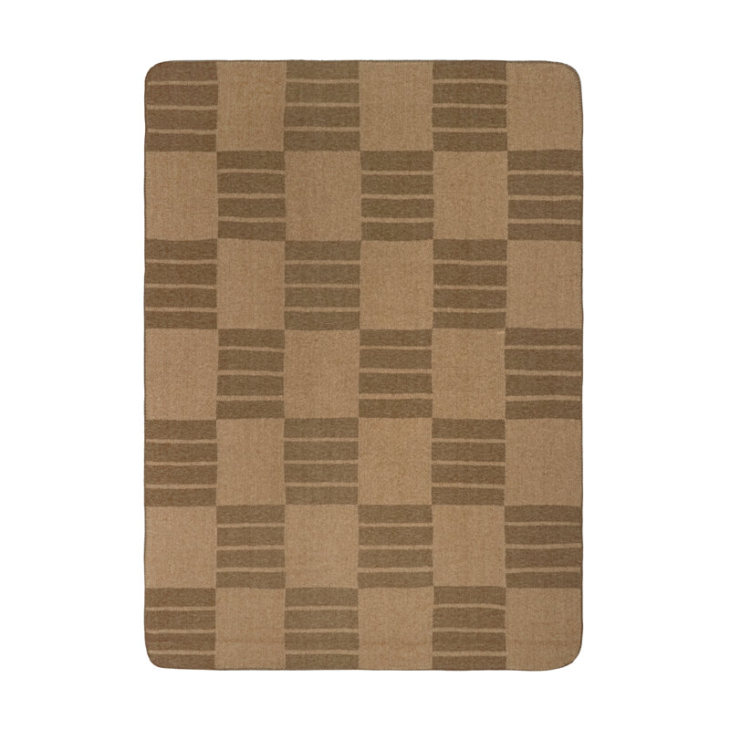 Harlech Woven Reversible Throw, Brown