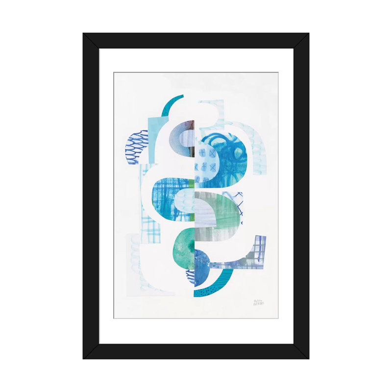 « fragments vi », reproduction d’impression sur toile, H 32 po x l 24 po x P 1 po, Papier d'art encadré noir, Blanc