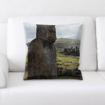 Coussin statue