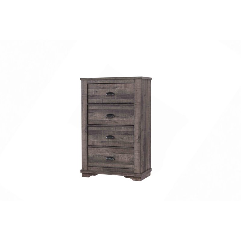 Commode à tiroirs, Coralee - Commode, Marron foncé