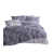 Gris / motif floral blanc 2