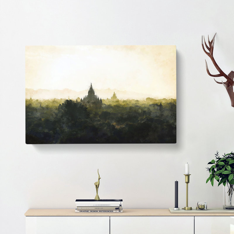 Old Bagan In Myanmar - Wrapped Canvas, 50cm H x 76cm W x 3cm D