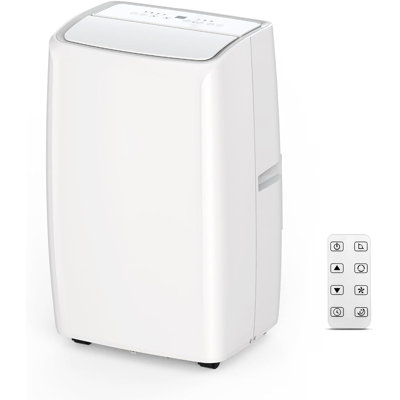 14,000 BTU Portable Air Conditioner With Remote Control,14000BTU Air Cooler, Portable AC For Room Up To 300 Sq Ft,White-B