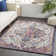 Cassville Power Loom Burgundy/Teal Rug