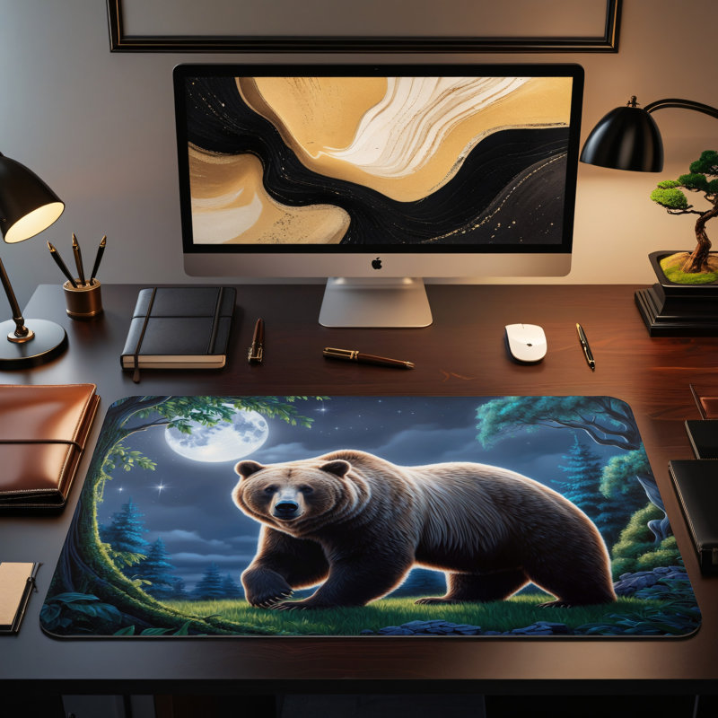 Polyester Desk Pad, 31.5x15.5