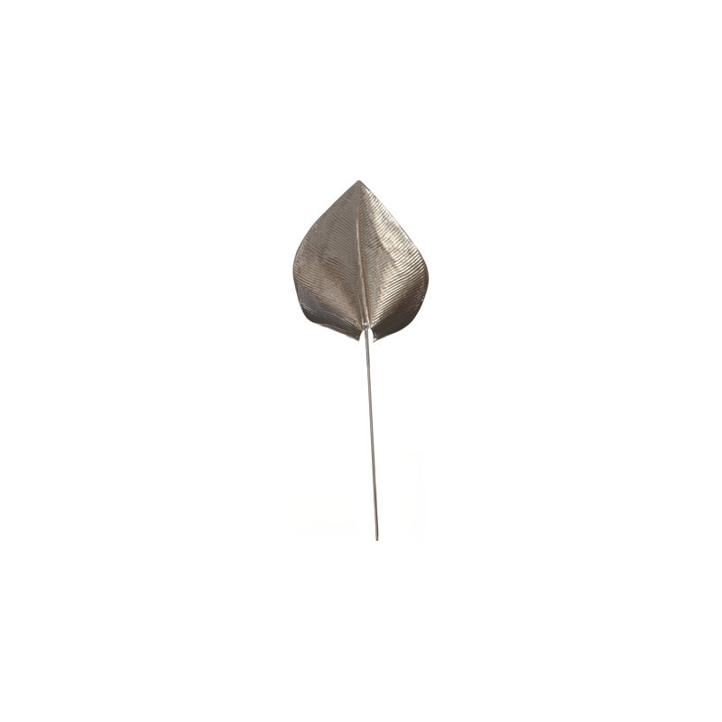 Stainless Steel Anthurium Leaf, LG