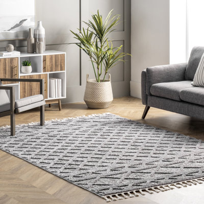 Tapis gris Cantero