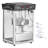 Popcorn Machine, 8oz Stainless Steel Kettle, 800W Commercial Countertop Popcorn Maker, 48 Cups per Batch Theater Style Popper, with 2-Button Control Glass Wall PC Door 1 Scoop 3 Spoons, Black