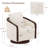 Dove 29.2" Wide Upholstered Swivel Accent Barrel Chair with Solid Wood Frame (Set of 2)-649411748