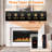 Moneak Simple Surround Electric Fireplace