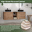 Ensemble de meuble-lavabo double 60 po avec lavabo en céramique