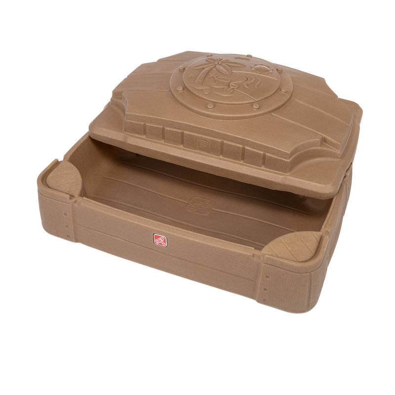 Step2 Play and Store 2.3' Rectangular Sandbox with Cover