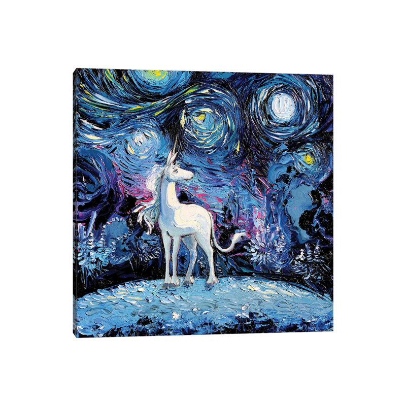 Van Gogh Never Saw The Last by Aja Trier - Wrapped Canvas Gallery-Wrapped Canvas Giclée, 66.04 cm H x 66.04 cm W x 1.91 cm D