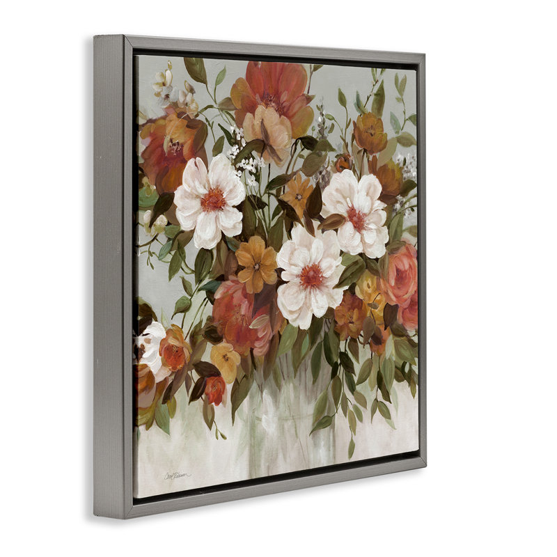 Cadre flottant Mute Vibe, design par Carol Robinson, H 25 po x l 25 po, Cadre flottant gris lustré