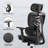 Ergonomic Home Office Task Chair With Adjustable Lumbar Support & Seat Depth High Back Mesh Desk Swivel Chair