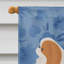 Caniche en polyester à 2 côtés 40 x 28 po standard welcome drapeau maison-957493161