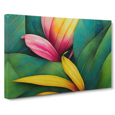 Jungle Flowers Vol.1 - Wrapped Canvas