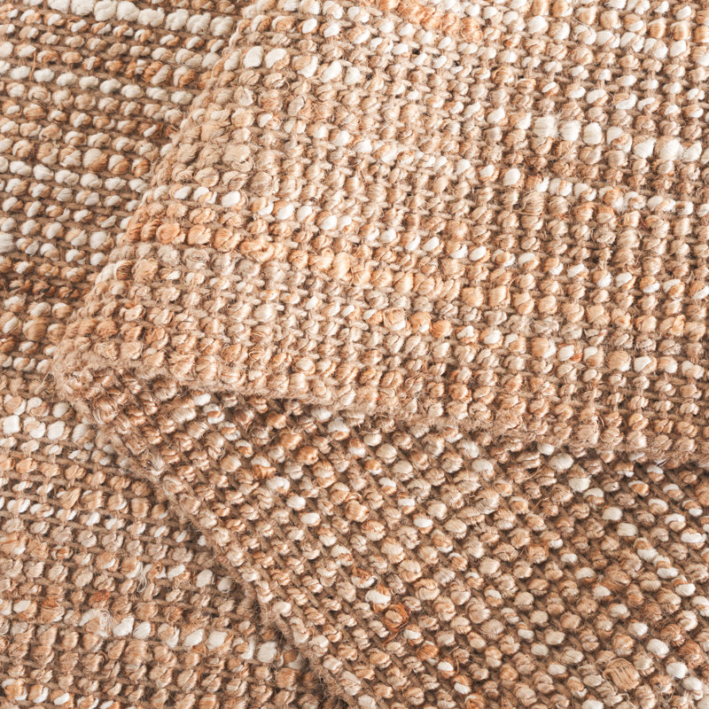 Natural Fiber Flatweave Jute Rug, Rectangle 5' x 8'